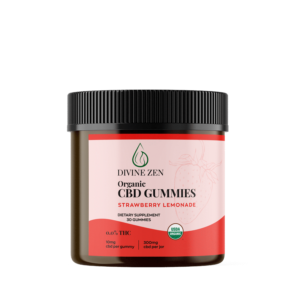 Organic CBD Gummies - Strawberry Lemonade