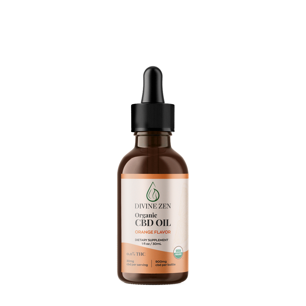 Organic CBD Tincture - Orange